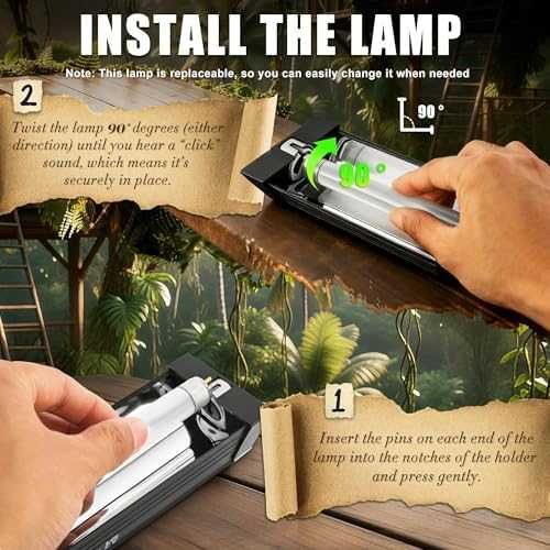 Нова UVB 10.0 T5 HO 8W 12" флуоресцентна тръба влечуги лампа терариум