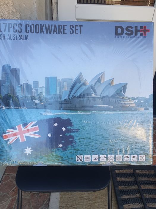 Set DSH nou 3 piese set vase ,plită  cu inducție și aparat de masaj