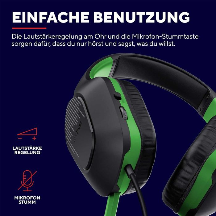 ПРОМО 2г Гаранция Нови Гейминг Слушалки Trust Gaming GXT 415PS