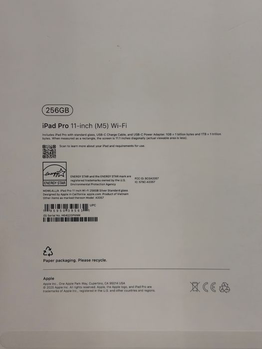 iPad Pro M5 256GB 100%