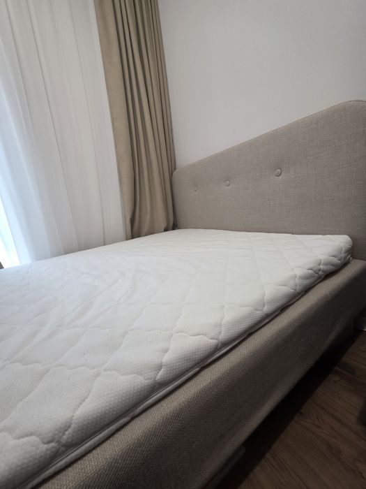 Pat dublu complet + Saltea inclusă