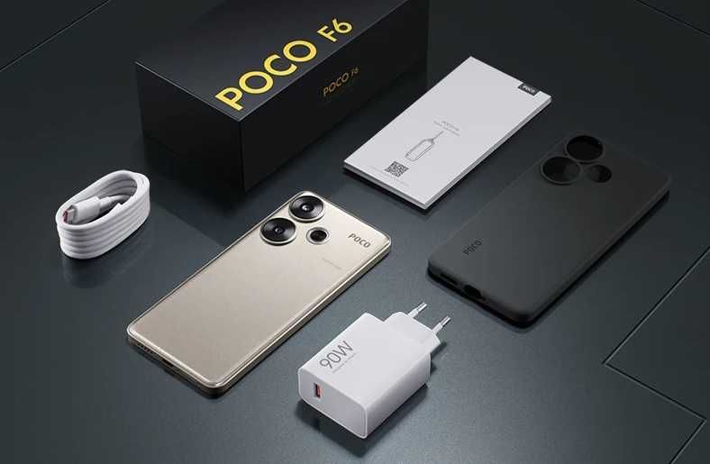 POCO F6 5G Global Version NFC 12GB/512GB SD8S Gen 3 120Hz 90W 5000mAh