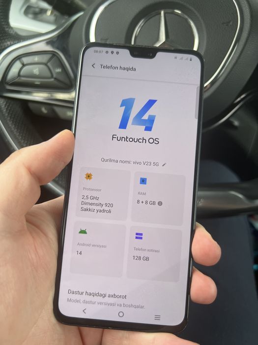 Vivo V23 5G 8+8 128GB