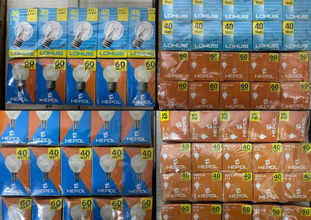 Becuri incandescente 12V, 220V – lichidare stoc– pachet