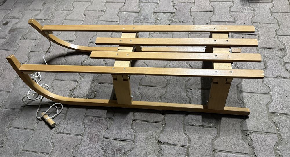 Санки деревянные, складные