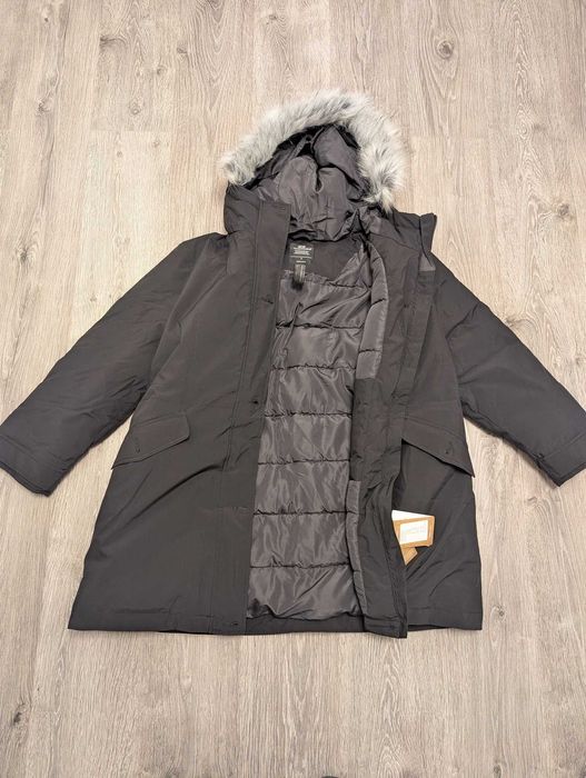 Palton de iarnă, femei, Wantdo, parka rezistent la vânt - negru 46-48