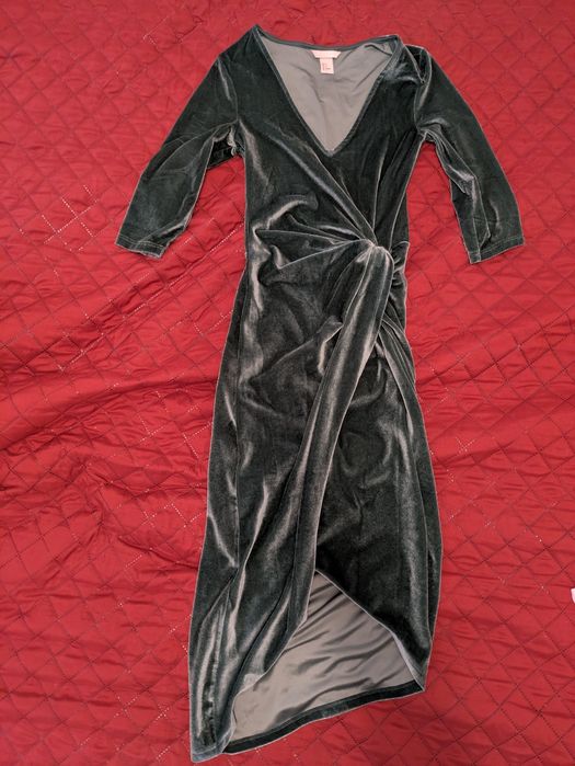 Rochie H&M catifea - evenimente - XS