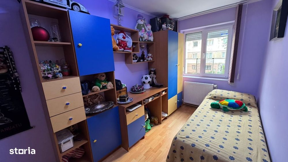 BUHUSI- 3 camere, ETAJUL 1 complet mobilat și utilat