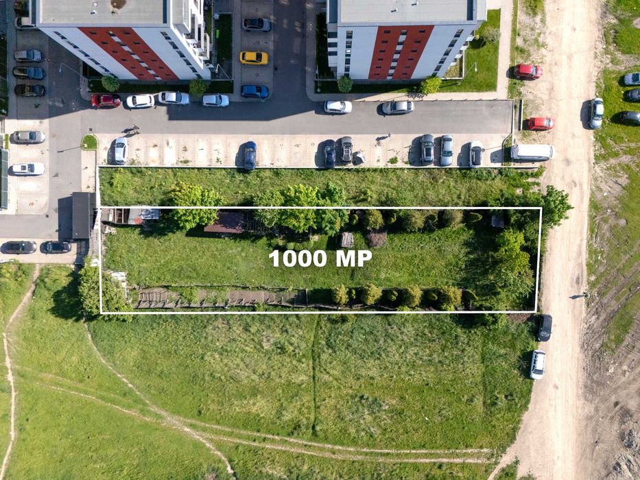 Teren PREMIUM 1.000 mp Avantgarden Bartolomeu – P+8, POT 35% – Ideal pentru dezvoltatori