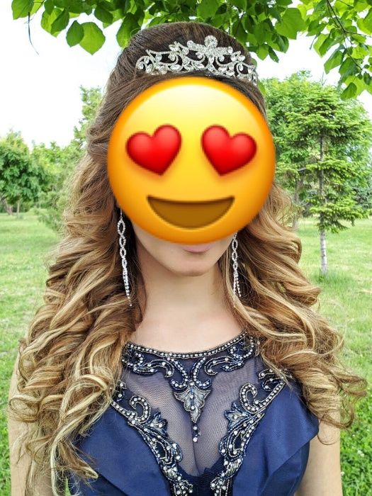 Елегантна бална рокля от френска тафта