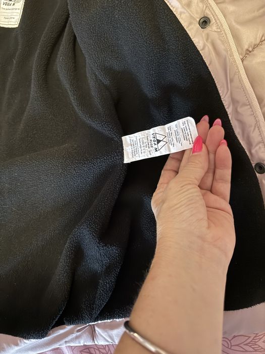 Зимно топло яке за момичета 128см.