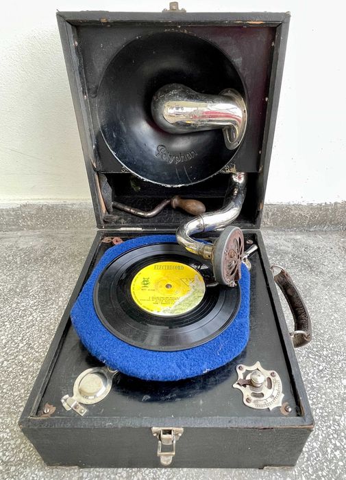 Gramofon / Patefon Polyphon Reflex interbelic (cca 1926)