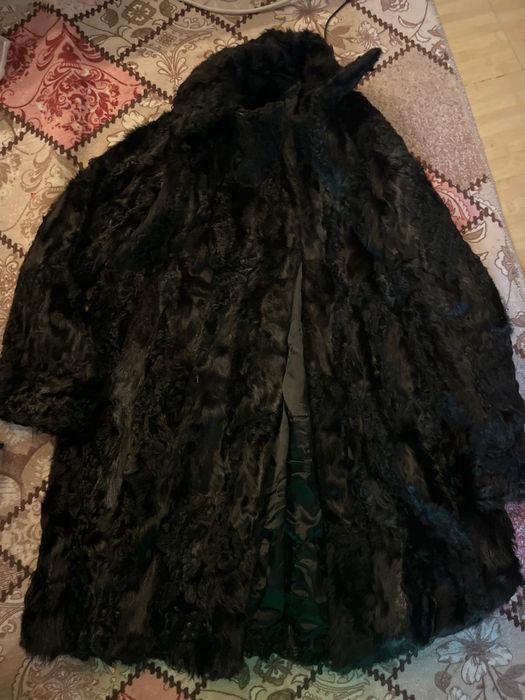 Blană astrahan neagra naturală