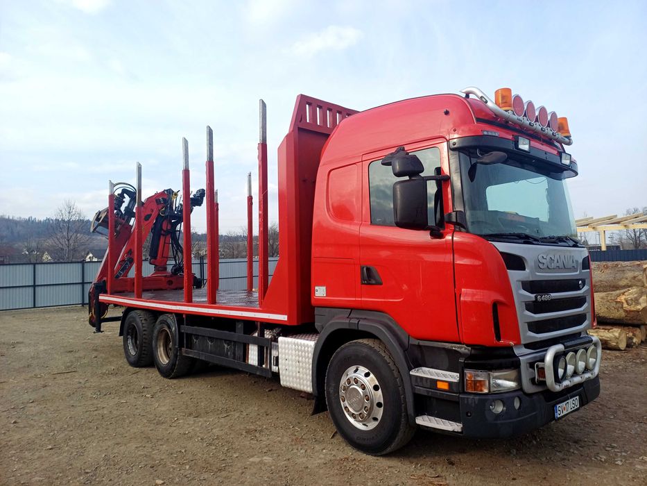Camion forestier scania G480