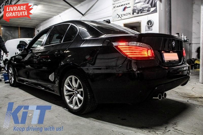 Pachet Bara spate cu Praguri Laterale BMW Seria 5 E60 (2003-2007) M-Te