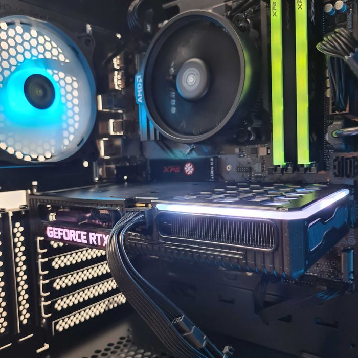 Геймърски компютър! RTX 3060 , Ryzen 5 5500 ,16GB RAM/Нов+Гаранция!