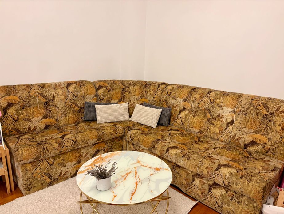 Ъглов диван с опция Сън и ракла. Перфектно състояние