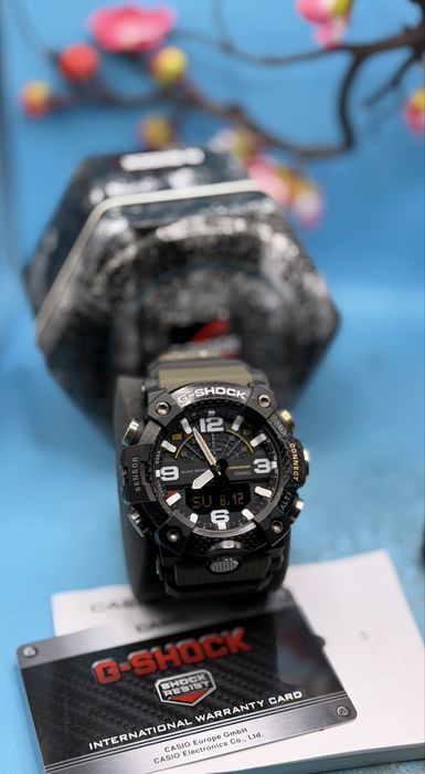 ГАРАНЦИОНЕН!!! Мъжки часовник CASIO G-SHOCK MUDMASTER GG-B100-1A3, Carbon Core Guard, Bluetooth
