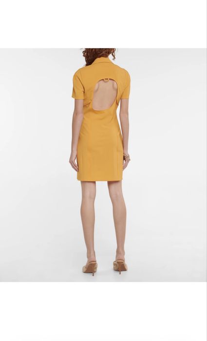 Jacquemus orange mini dress