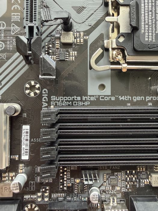 Мат плата gigabyte b760m d3hp