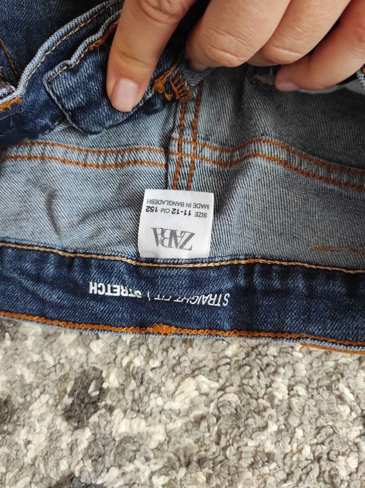 Zara & HM дънки р-р 152 см. в сиво, светъл и тъмен деним