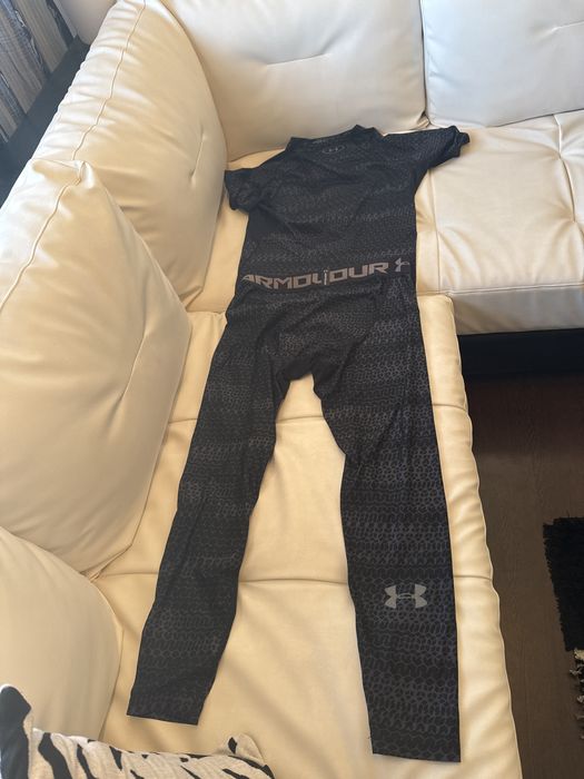 Set vompleu compresie sala alergare under armour