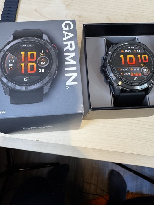 Garmin Fenix 8 Pro LTE 51 m- Amoled, titanium, sapphire - nou