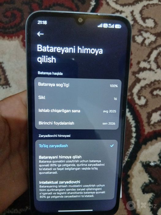 Redmi 15 C xotira 8/128GB akumlator 6000  aybi yôq yangi