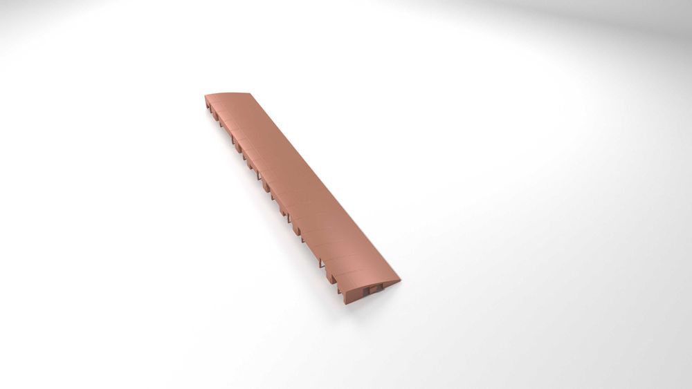 Гибкое напольное покрытие из резины, для входных зон и тропинок