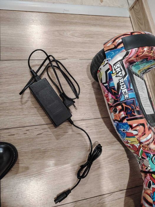 Hoverboard MYRIA Sky Rider MY7037YG, 6.5 inch, graffiti