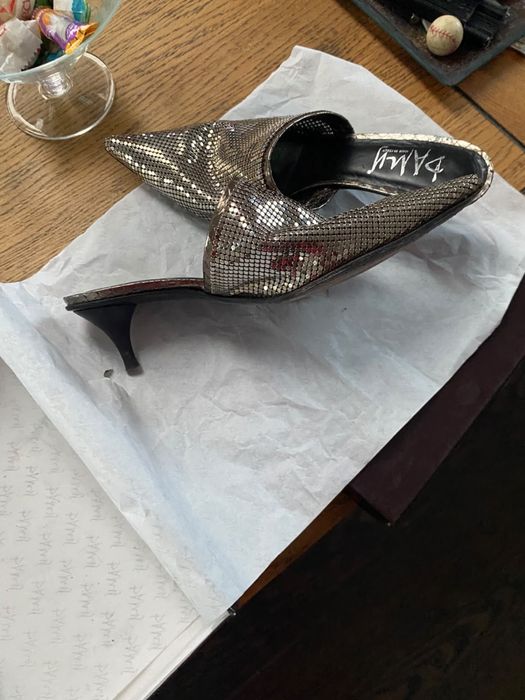 Damy papuci eleganți de damă (mules) cu vârf ascuțit,38