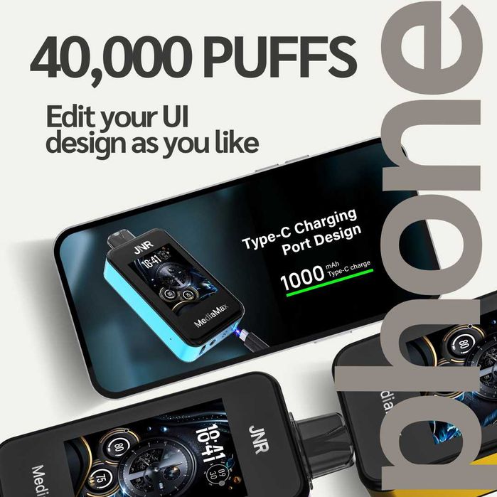 SmartPhone Vape 40.000 puffs Ecran 2.4 inch HD