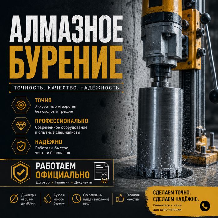 Алмазный бурение в Караганде