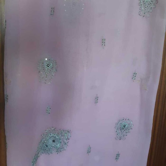 индийское сари розовое