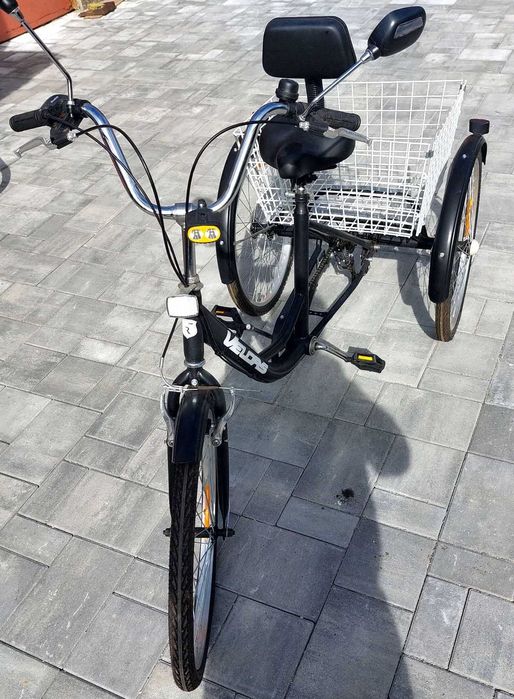 PACHET COMPLET: Tricicletă Adulți VELORS - NOUĂ - Siguranță Maximă