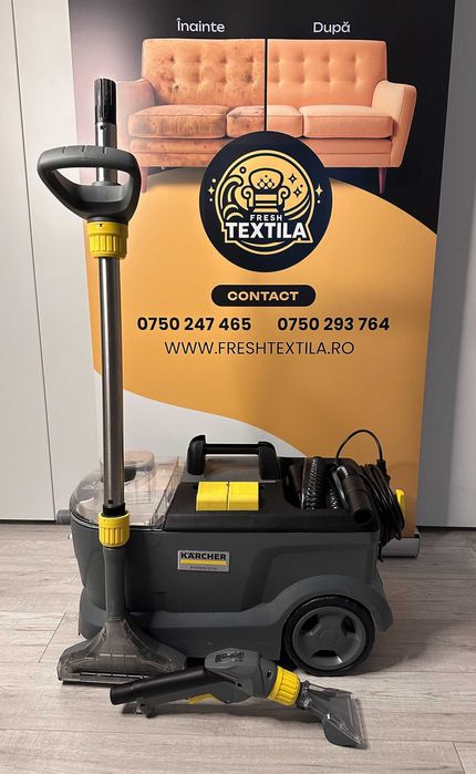 Inchiriez aspirator profesional Karcher injectie-extractie tapiterii