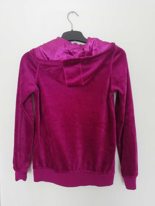 Розов спортен екип с качулка