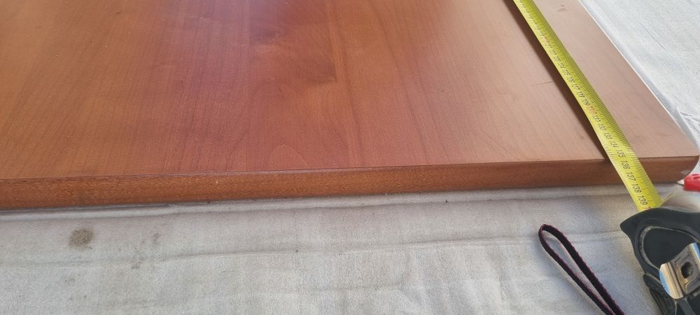 Blat masă / birou italian SINTESI 140x65 cm – furniruit, nou