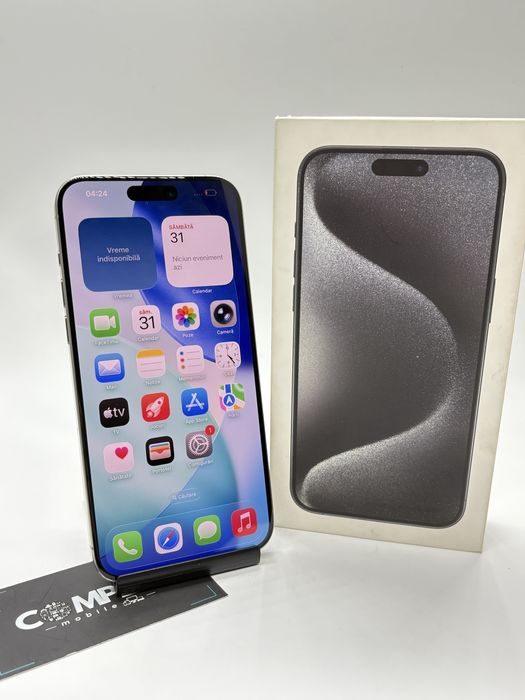 iPhone 15 PRO MAX- 256Gb - CA NOU + Garantie