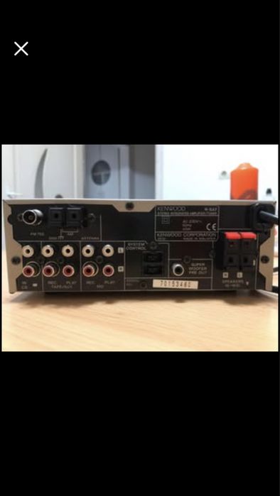 KENWOOD statie amplificare cu radio și boxe
