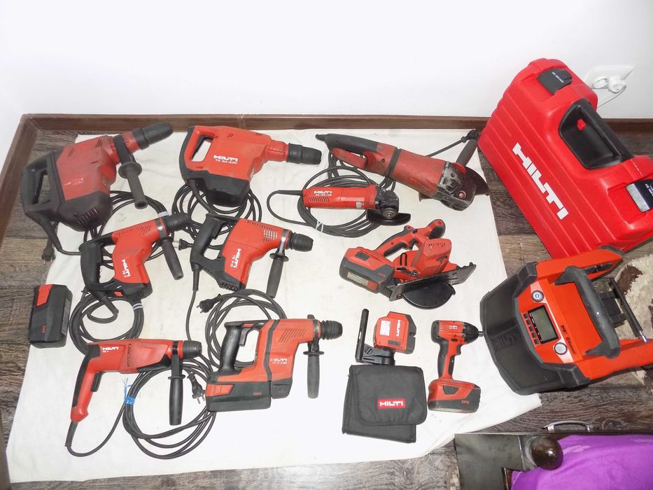 Scule Hilti  prfect functionale  Te 60 , Te 50 , TE 7 , laser PM -2 LG