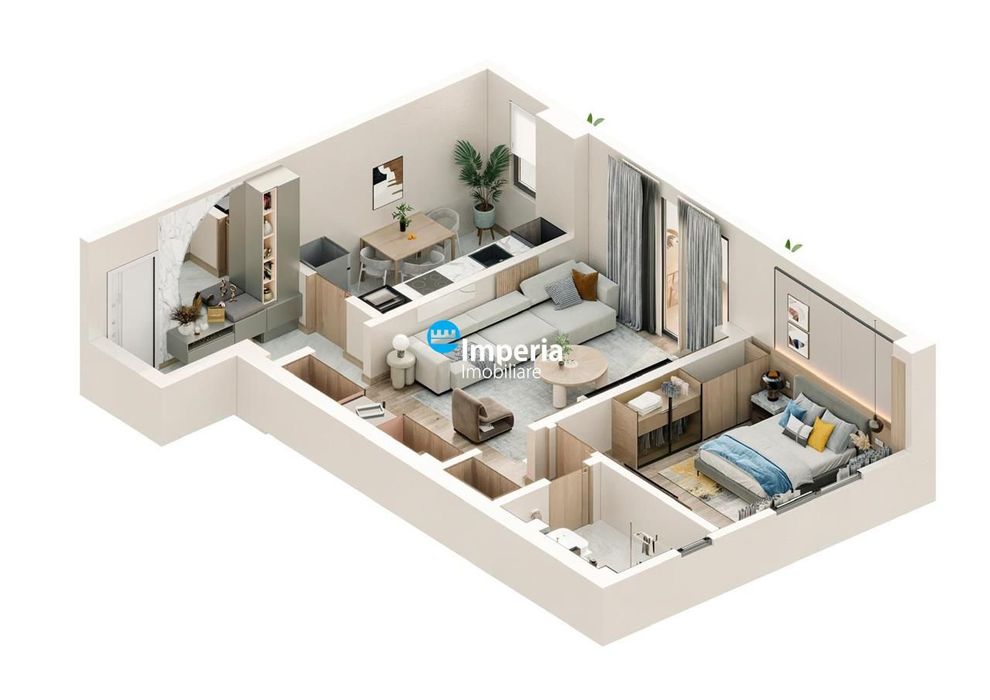 Apartament Nou 2 camere Cartier Iriss — fotografia 3