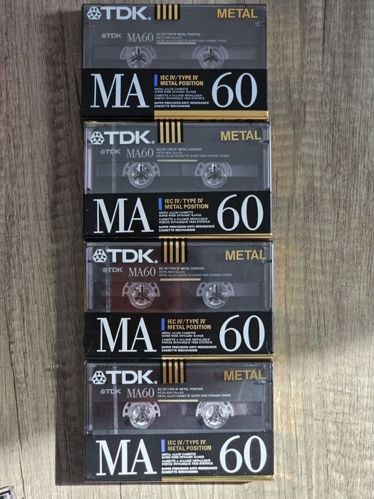Casete audio sigilate metal TDK MA 60 minute