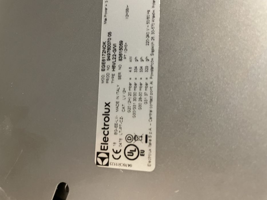 Plita gaz/electrica  Electrolux