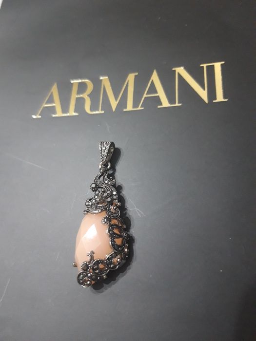 Кулон серебряный, ажурный, 925 проба