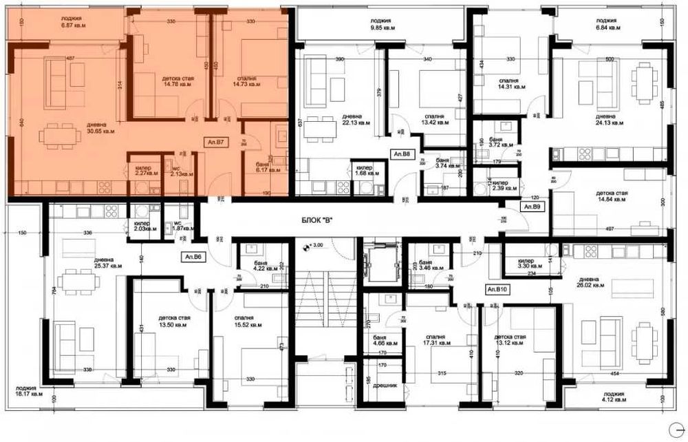 Изготвяне на площообразуване на сгради