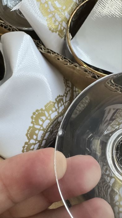 Фужеры из хрусталя 12 шт.