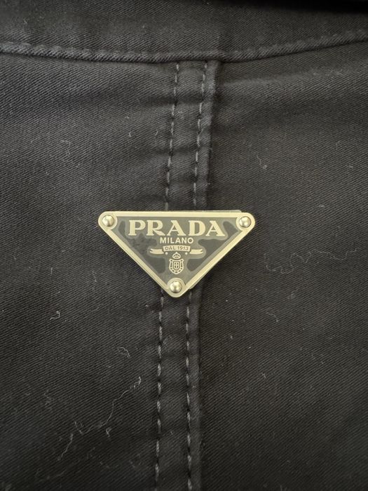 Prada Moleskin Blouson Jacket (navy)