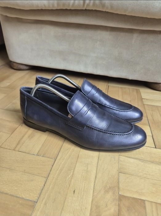 Mocasini exclusivisti eleganți Pollini, Full Grain, Made in Italy - 44
