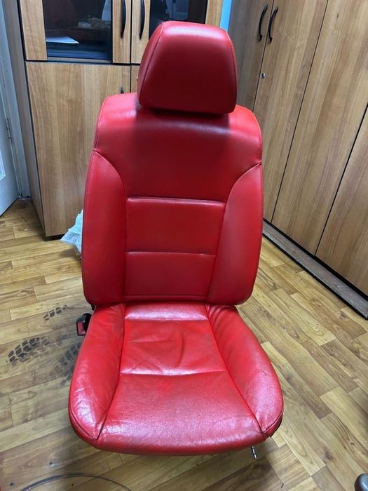 Красный салон BMW E60